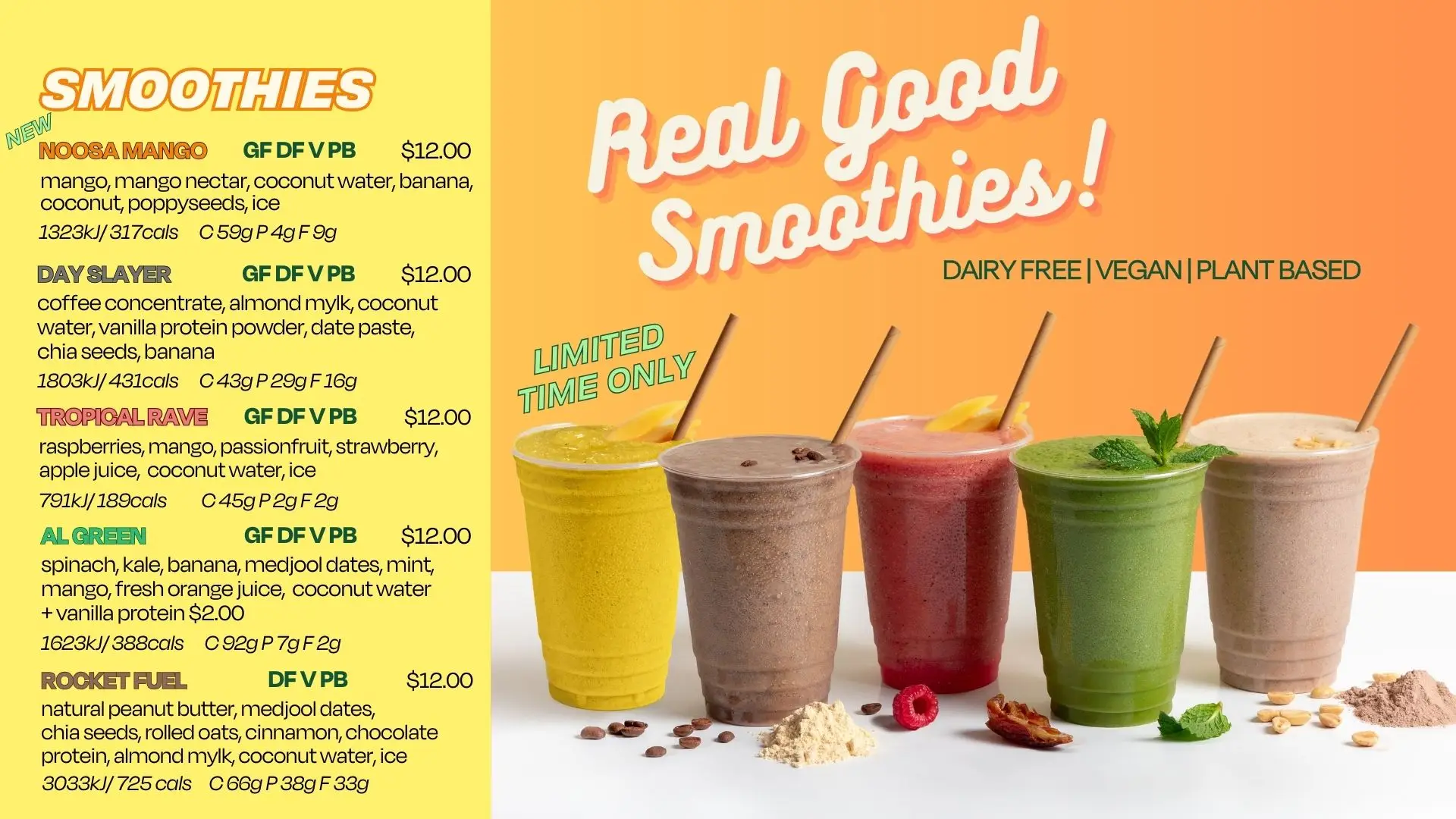 Greenstreat Smoothies Noosa